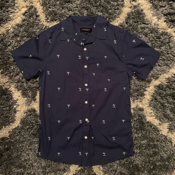 Pacsun Palm Tree's Polo Shirt - Picture 2 of 2